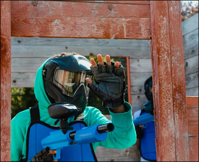 Giocatori paintball