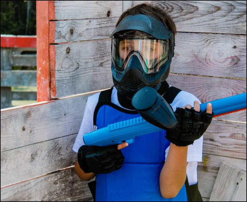 Giocatori paintball