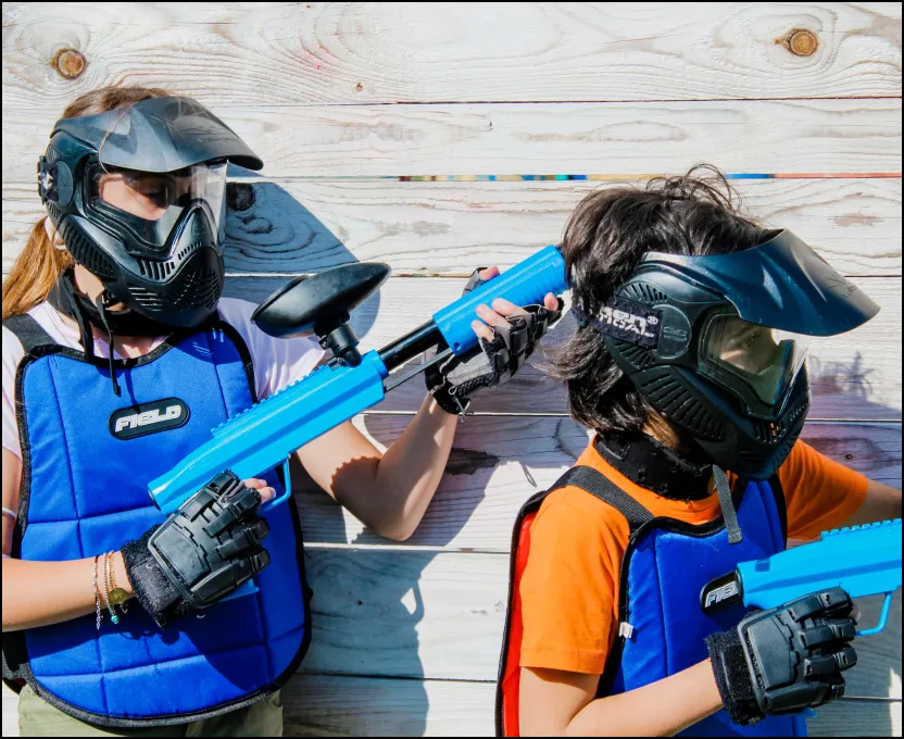 Giocatori paintball