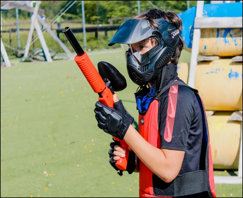 Giocatori paintball