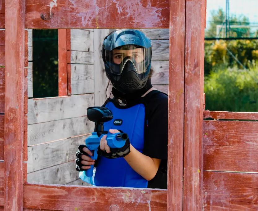 Giocatori paintball