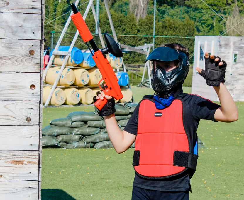 Giocatori paintball