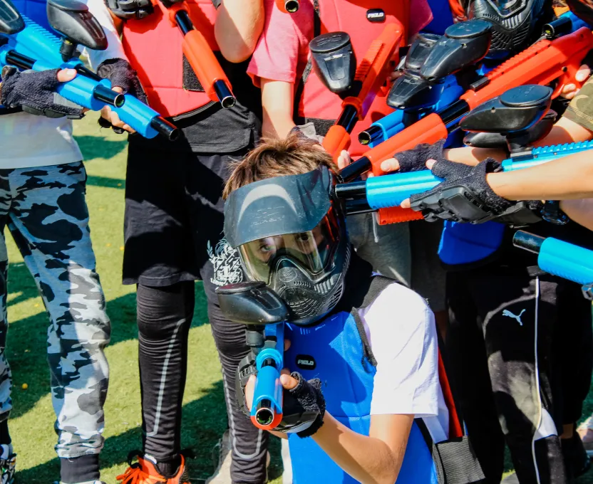 Giocatori paintball